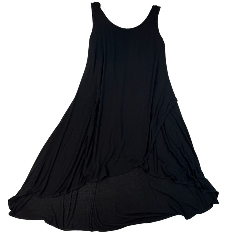 Swimsuits For All Black Swim Cover Up Dress Size 14/16 Flowy Beach Pool